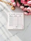 Textured Cash Breakdown Slips