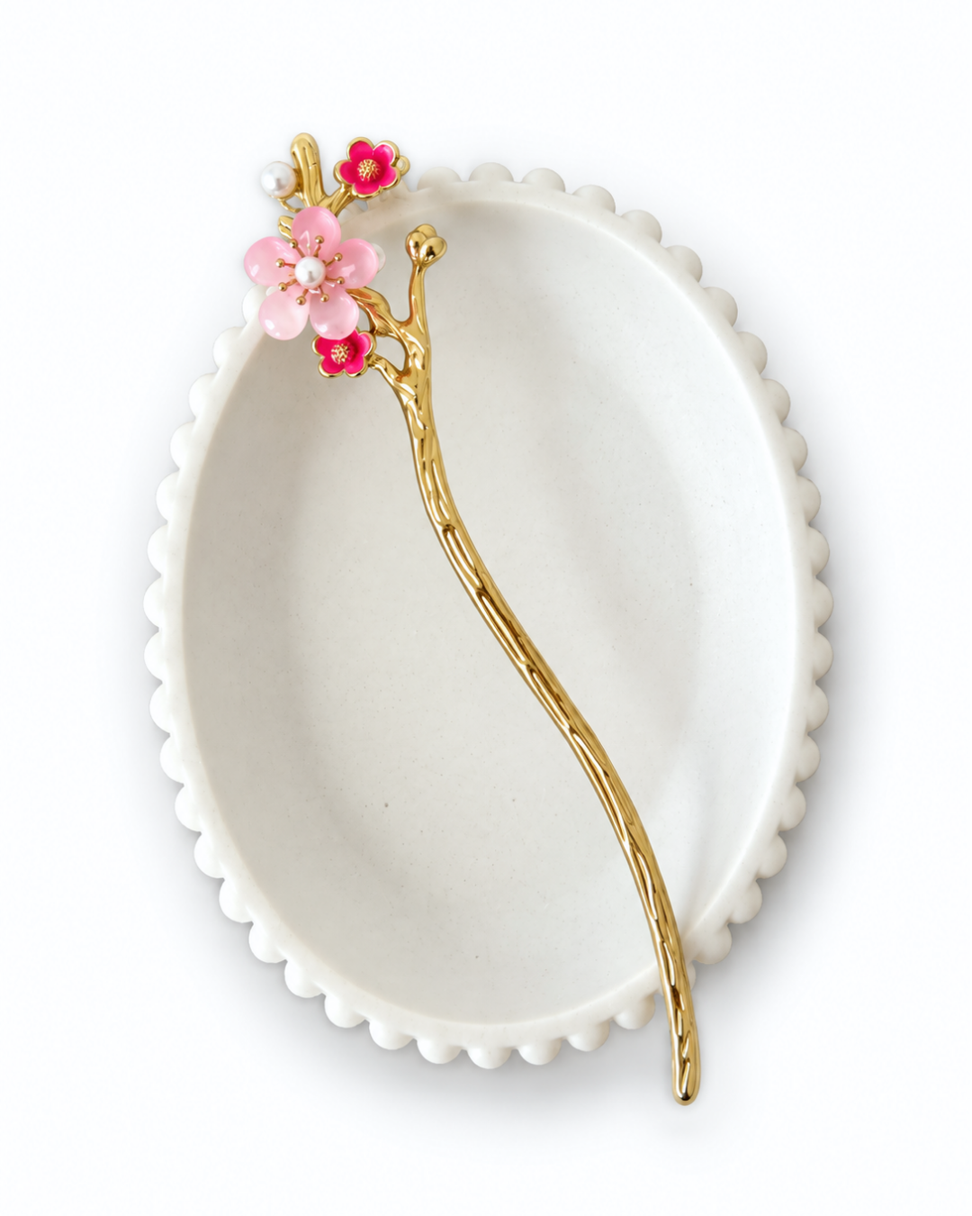 Cherry Blossom Kisses Decorative Stick
